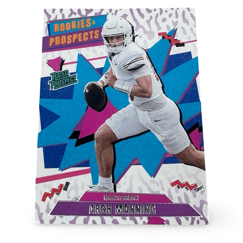 2026 Panini 90s Pop Culture Arch Manning #141 Rookies & Prospects Football Card